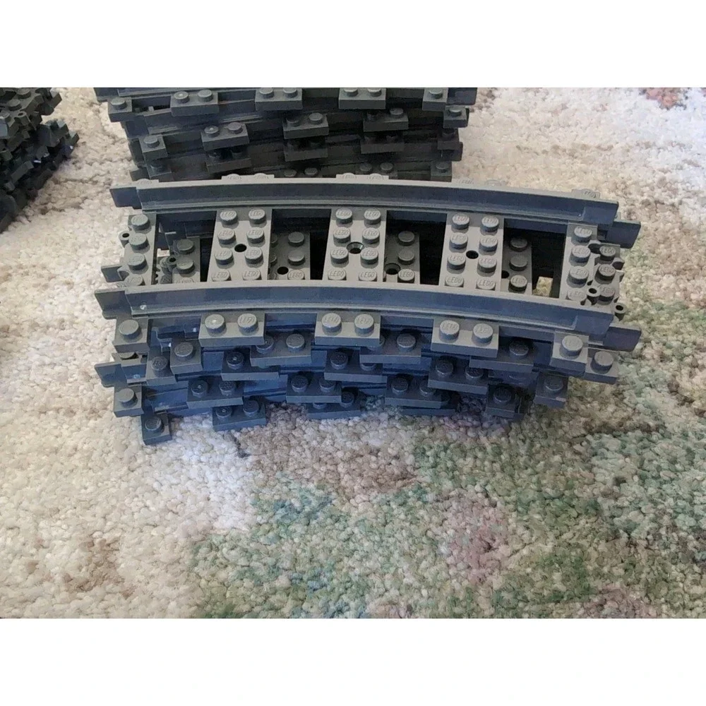 LEGO Train Track Lot of 21 Pc Tracks Plus Other Pieces